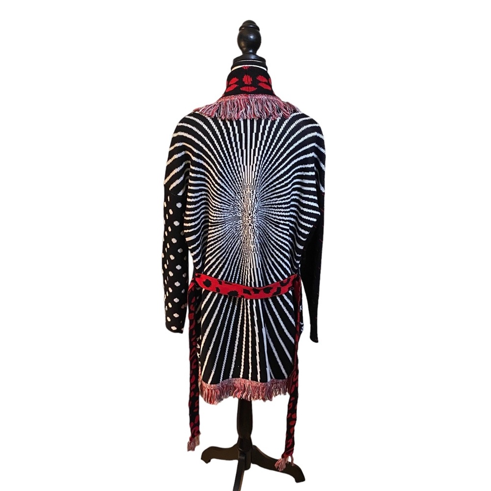 EST’SEVEN PARIS Graphic Printed Cardigan